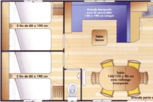 Plan Mobil-home Octalia