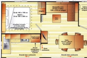 Plan Mobil-home Riviera