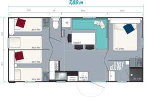 Plan Mobil-home Super Titania